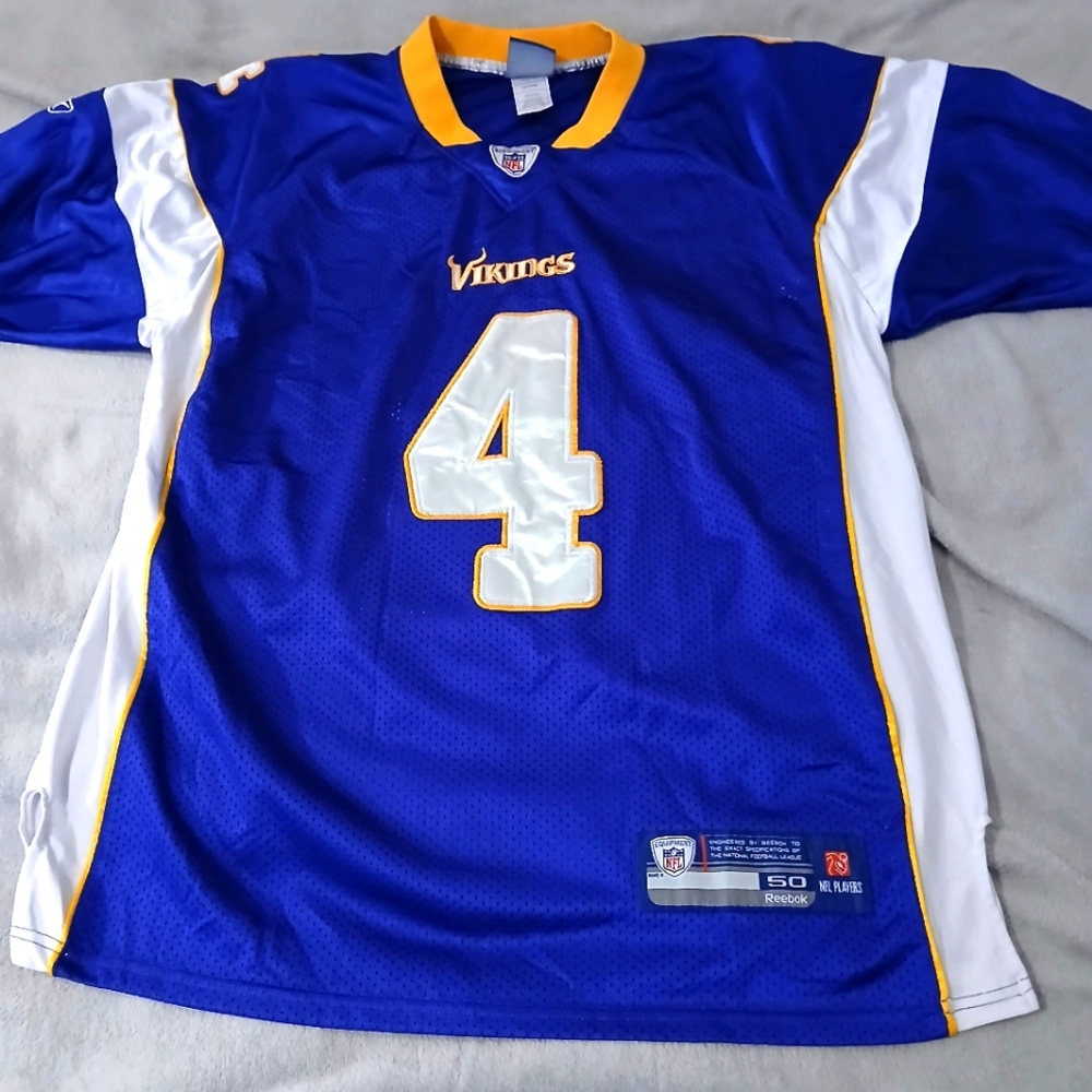 Minnesota Vikings Blue and White Brett Favre Jersey